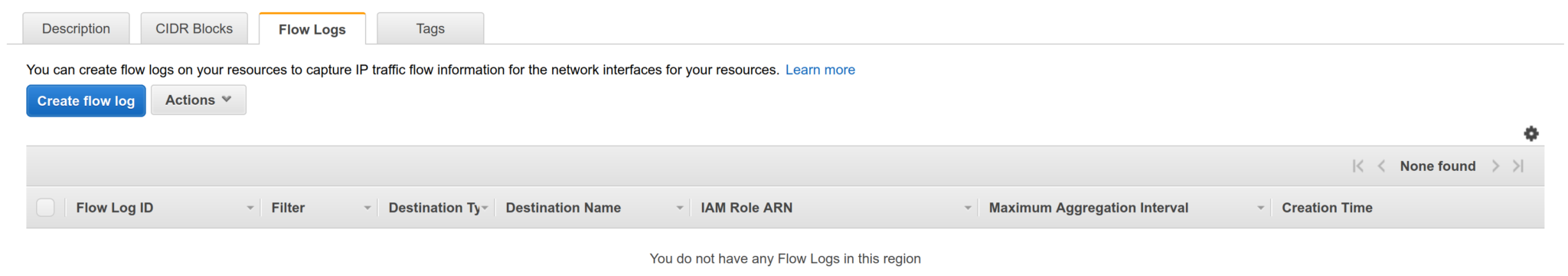 vpc flow logs vpc flow logs