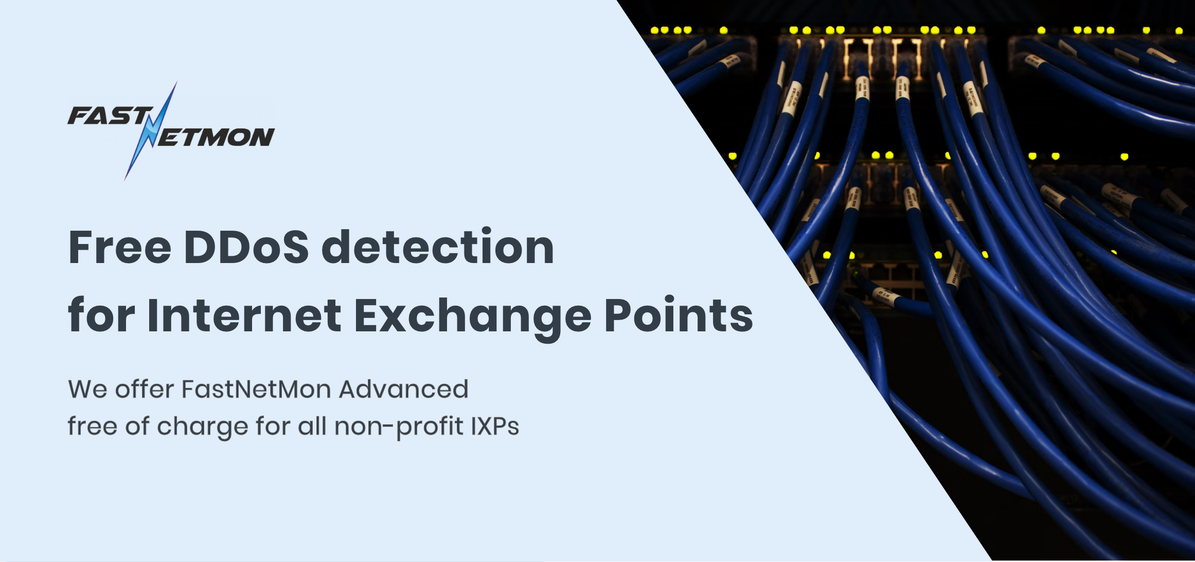 FastNetMon offers free lisences for IXPs