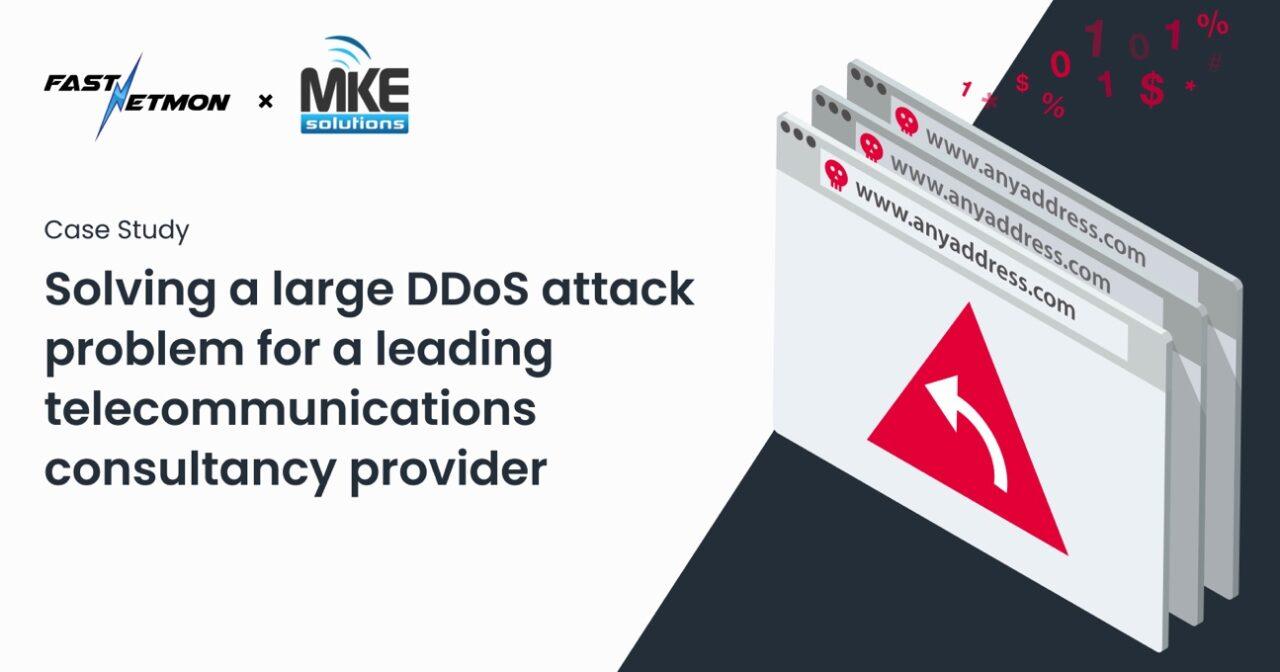 Solving a large DDoS attack problem for a leading telecommunications ...