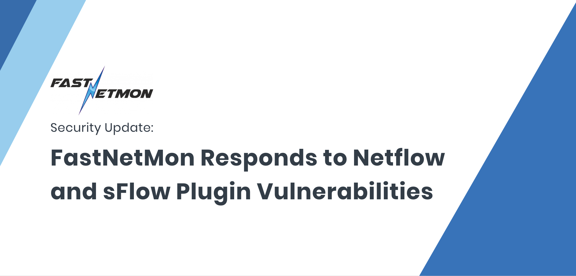 Security Update FastNetMon Responds to Netflow and sFlow Plugin Vulnerabilities