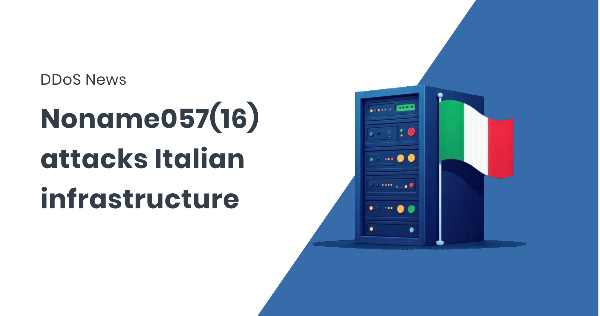 DDoS Attacks disrupt Italian infrastructure