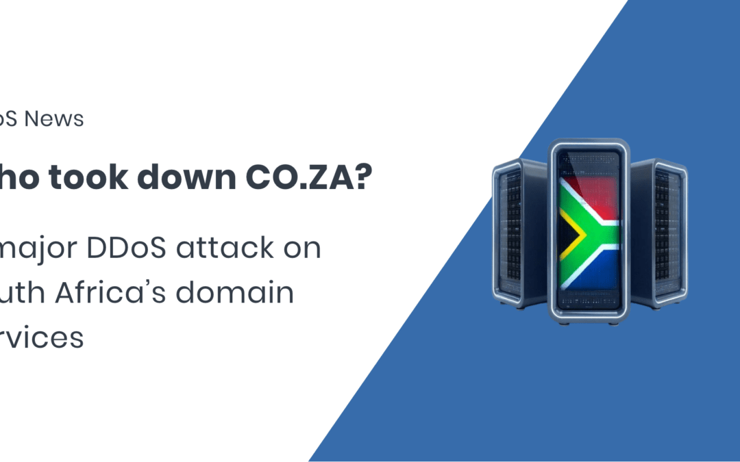 CO.ZA domains disrupted by a DDoS attack