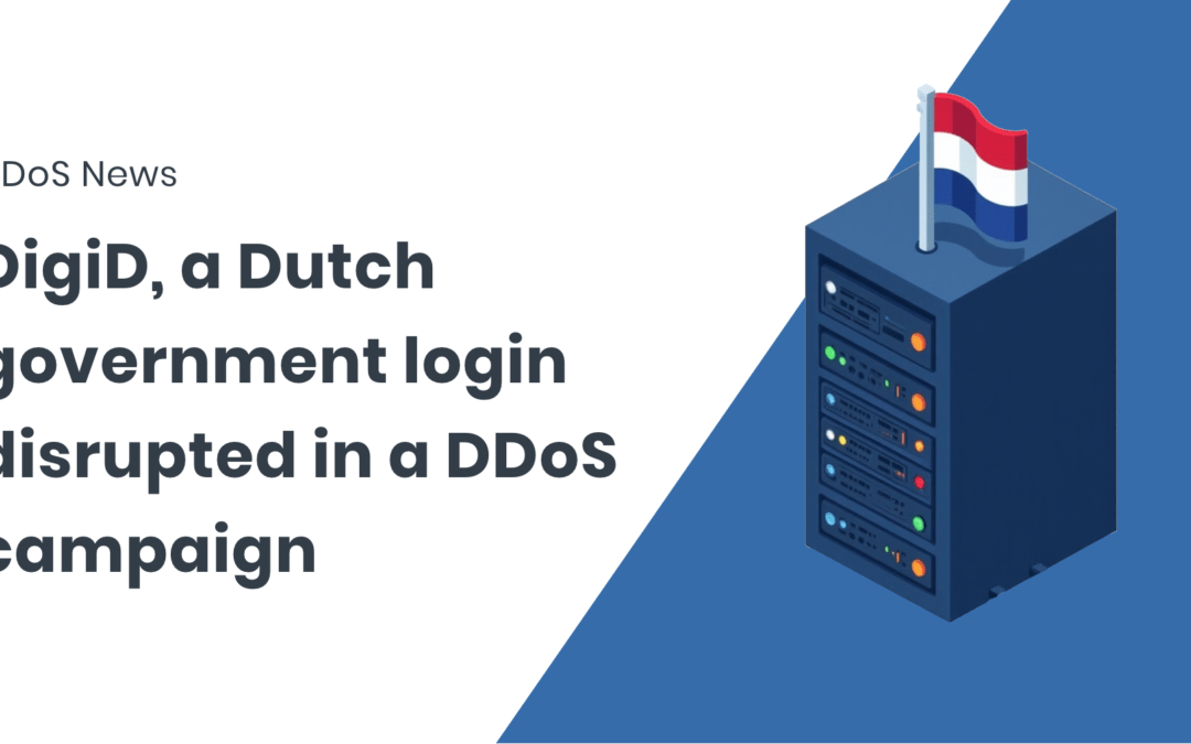 DDoS attack cause another DigiD outage in the Netherlands