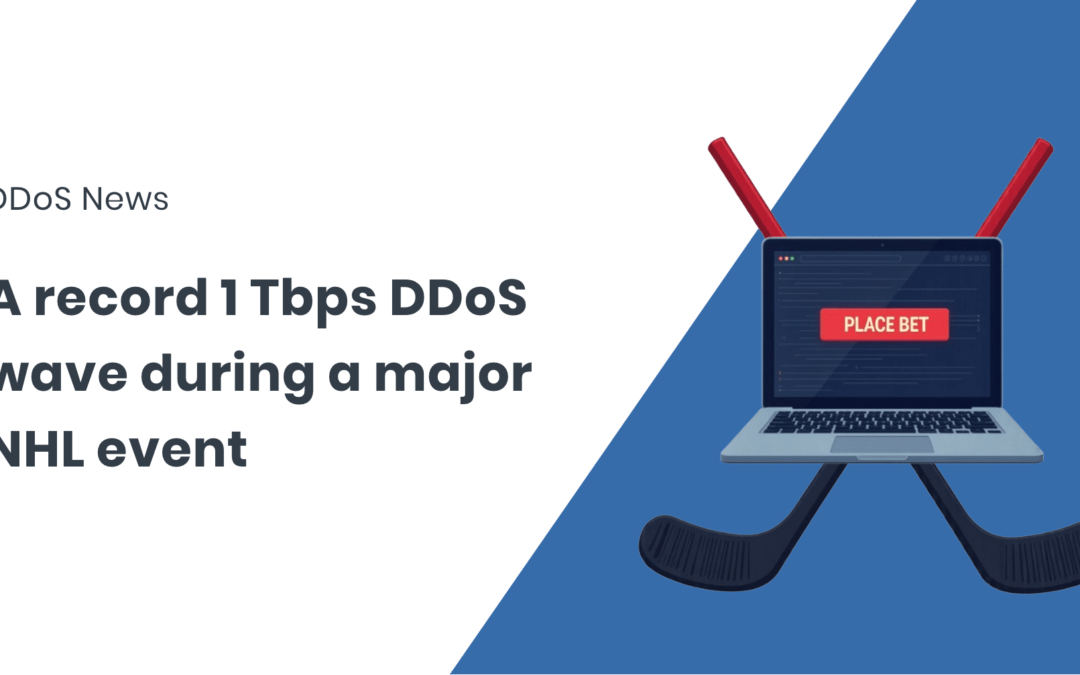 Record-size DDoS batters betting site during a major NHL event
