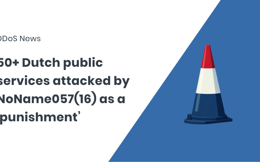 50+ Dutch public services flooded by NoName057(16) in one week as a ‘punishment’