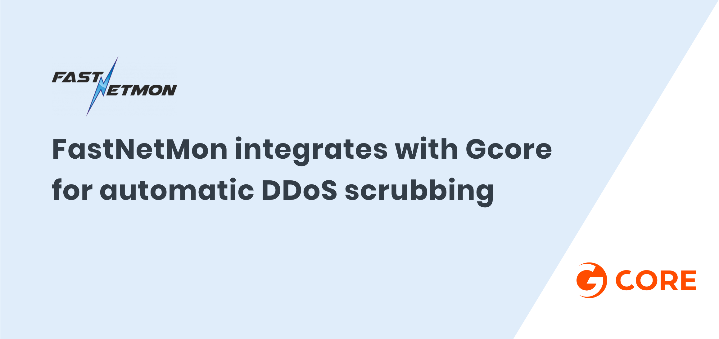 FastNetMon GCore DDoS scrubbing integration