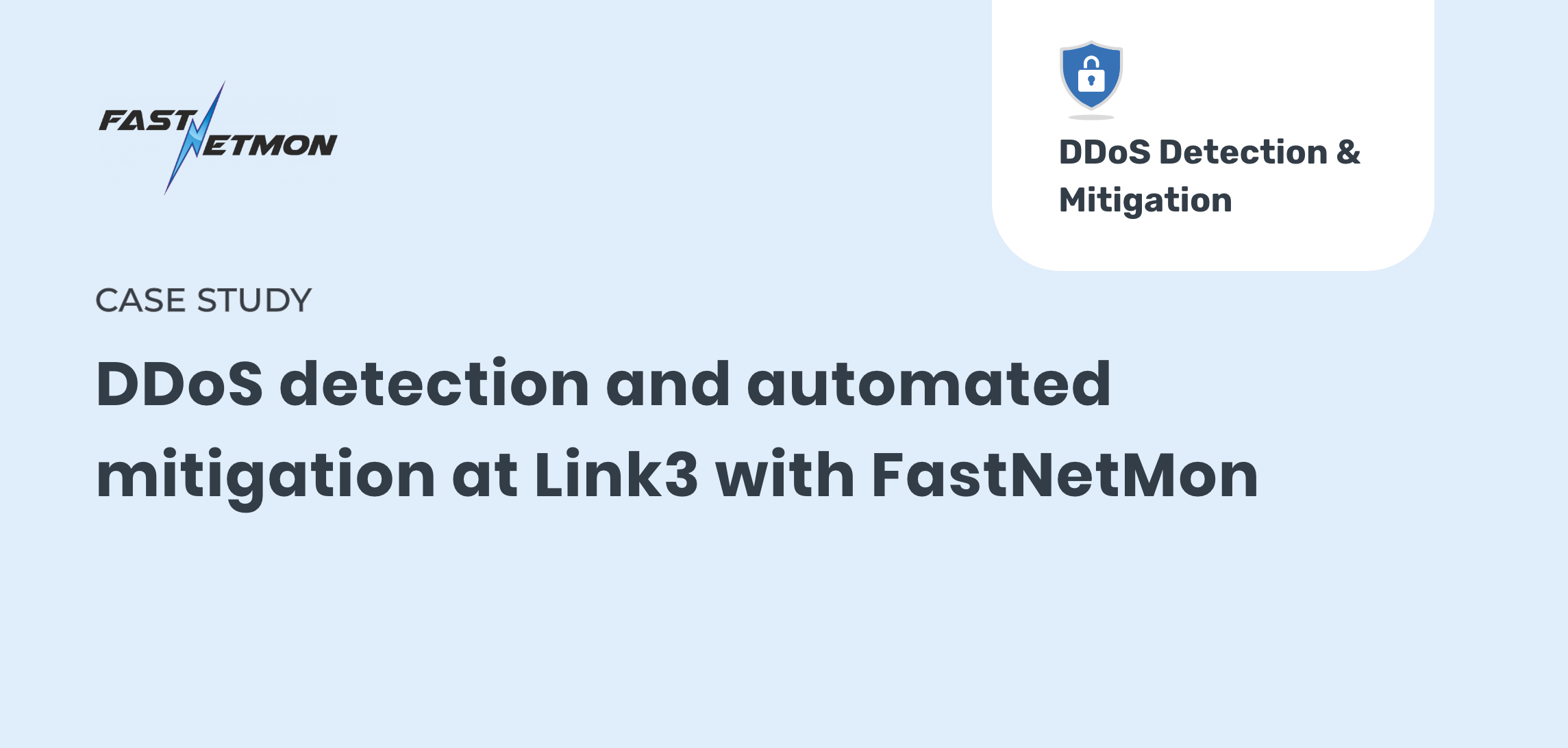 Case study FastNetMon DDoS Detection and Mitigation ISP Link3 Technologies Dhaka Bangladesh