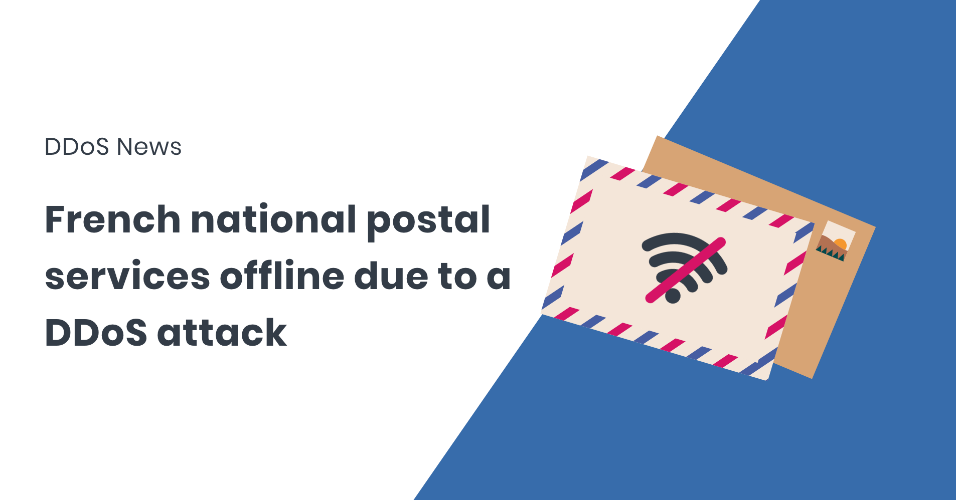 DDoS News French national postal services La Poste DDoS attack
