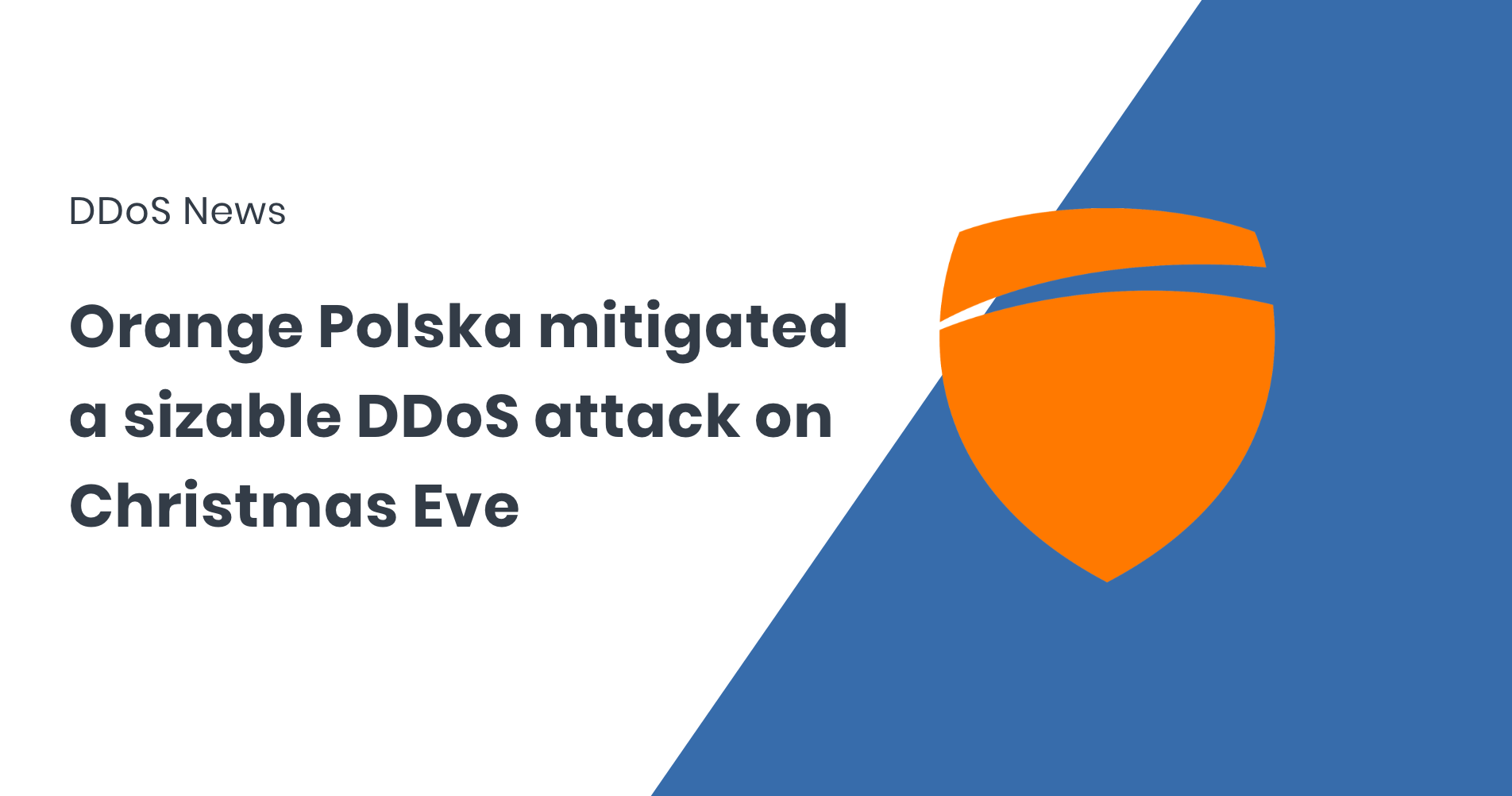 Orange Polska Poland mitigated a record DDoS attack on Christmas Eve 1
