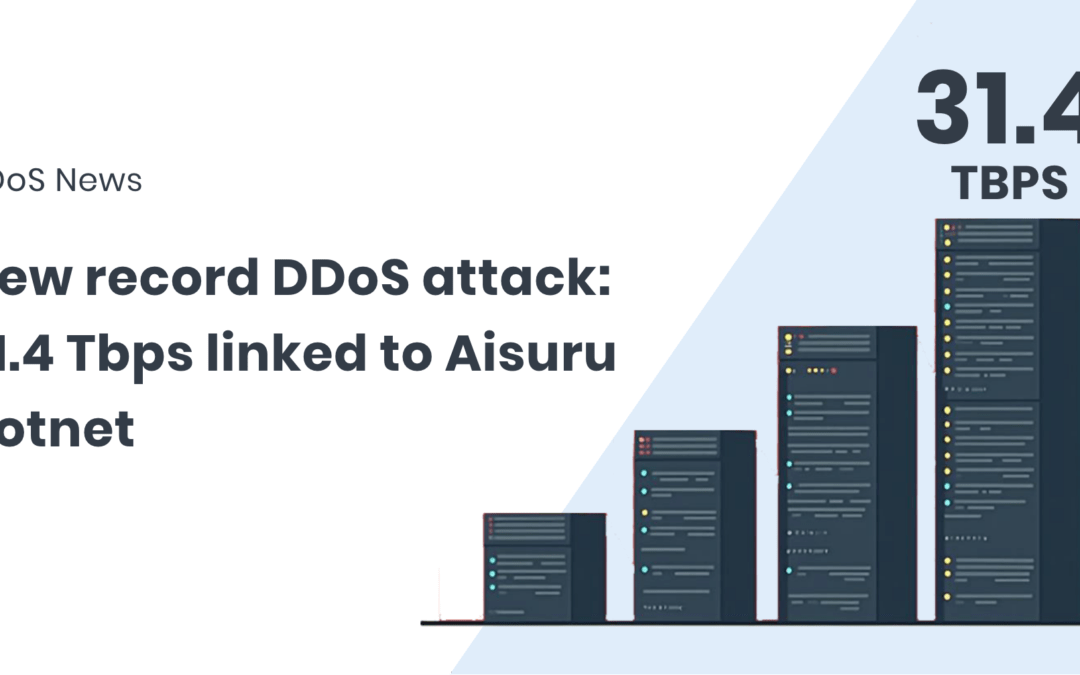 Aisuru botnet sets a new DDoS record at 31.4 Tbps