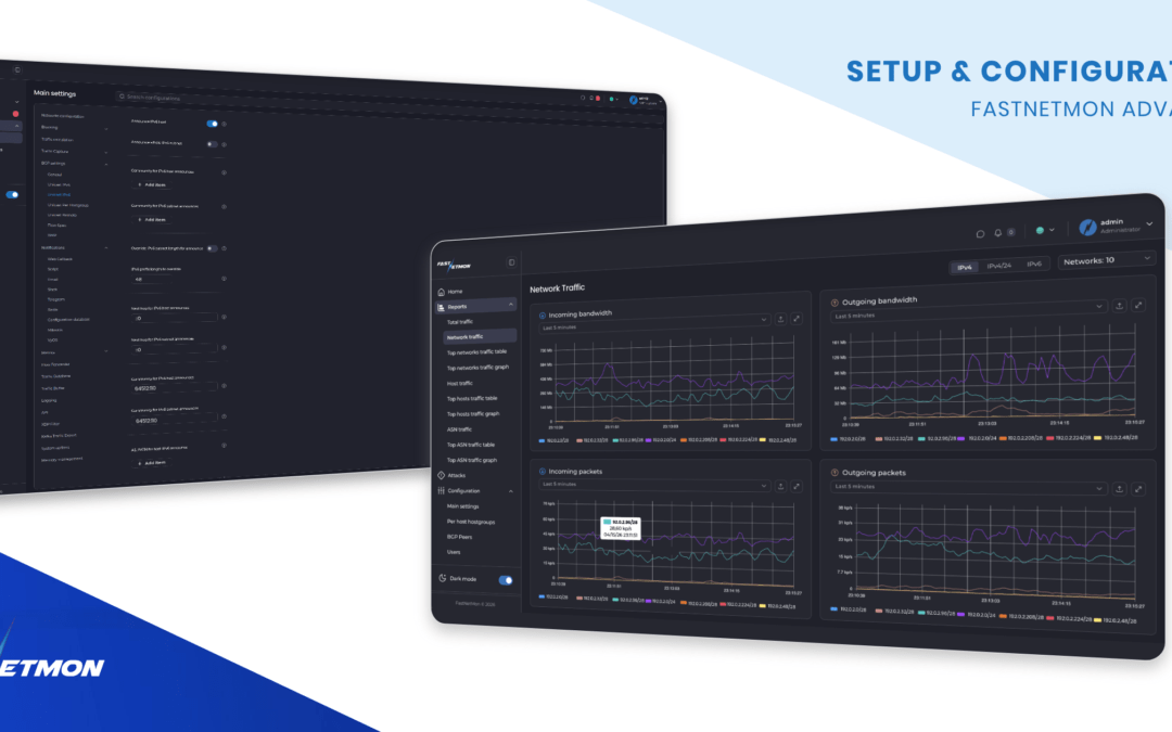 Installation and configuration of FastNetMon: simple on the surface, deeply configurable underneath