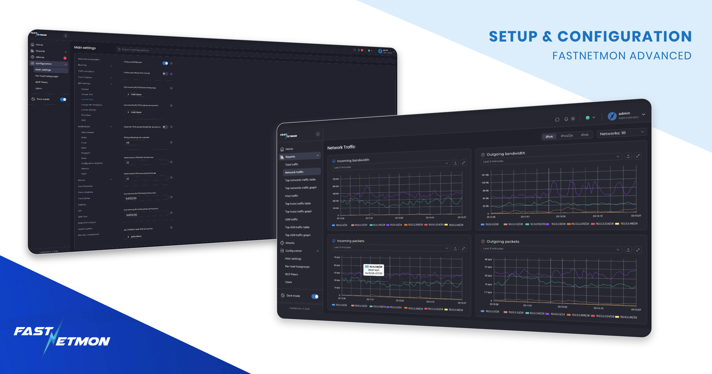 Installation and configuration of FastNetMon: simple on the surface, deeply configurable underneath