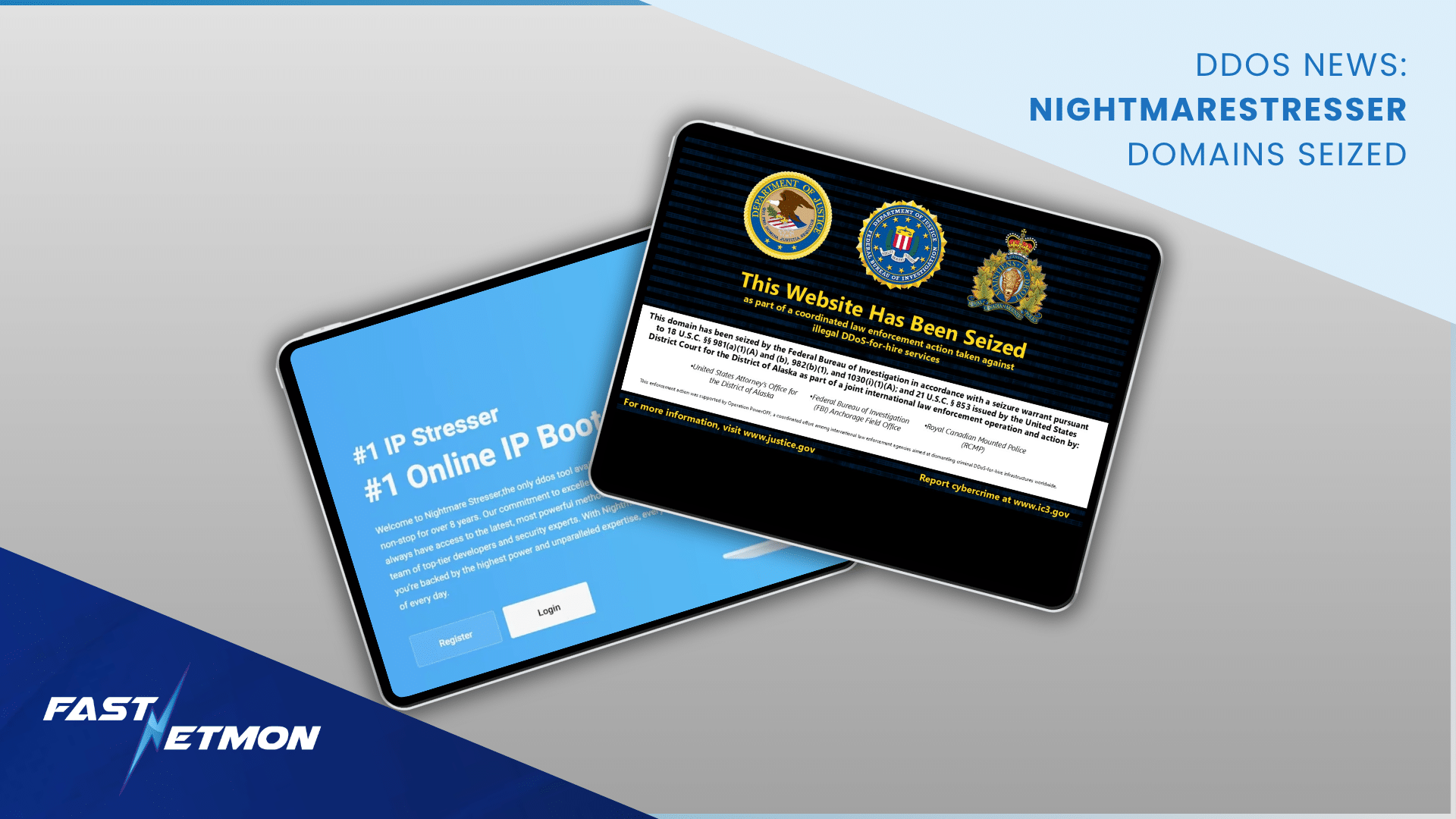 DDoS News: FBI Disrupts NightmareStresser DDoS-for-Hire Service in Operation PowerOFF